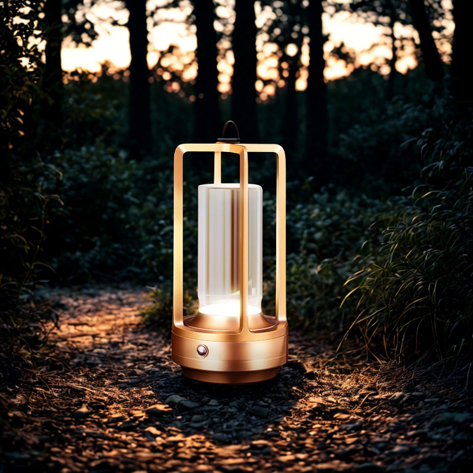 LED-Nachttischlampe kabellos- dimmbar ,USB-aufladbar, warmes Licht
