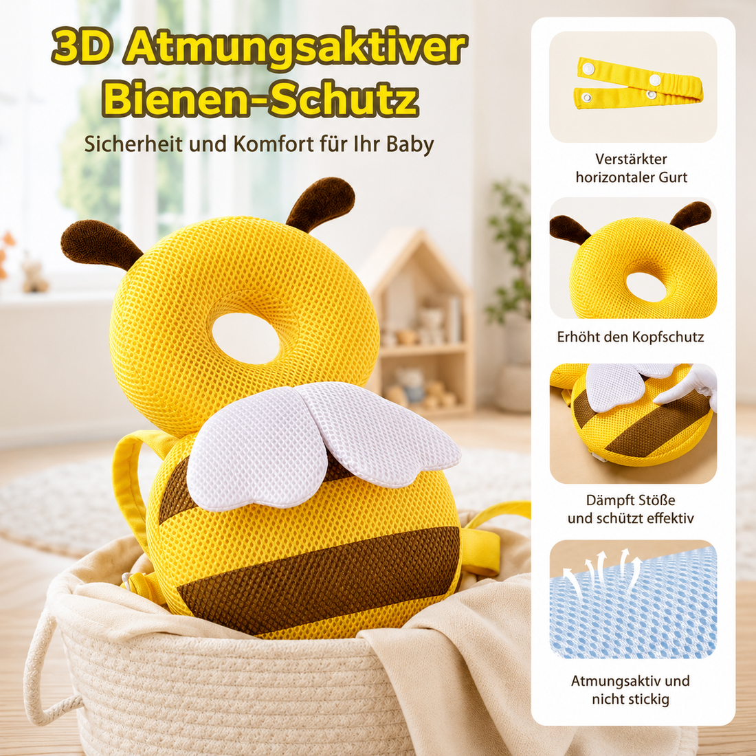 Kopf- & Rückenschutz für Babys