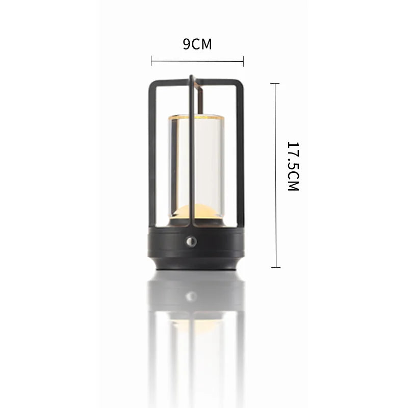 LED-Nachttischlampe kabellos- dimmbar ,USB-aufladbar, warmes Licht