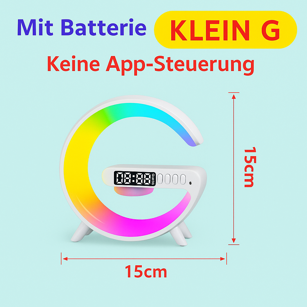Multifunktionale LED-Ladestation mit Bluetooth Speaker