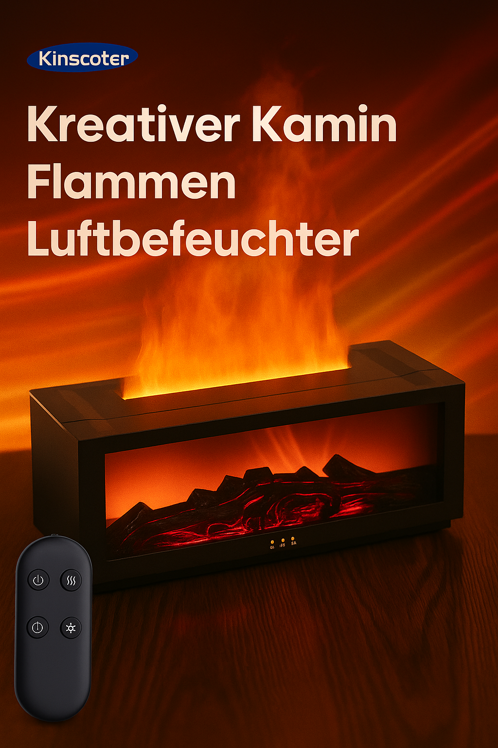 Kamin-Flamme Duftdiffusor