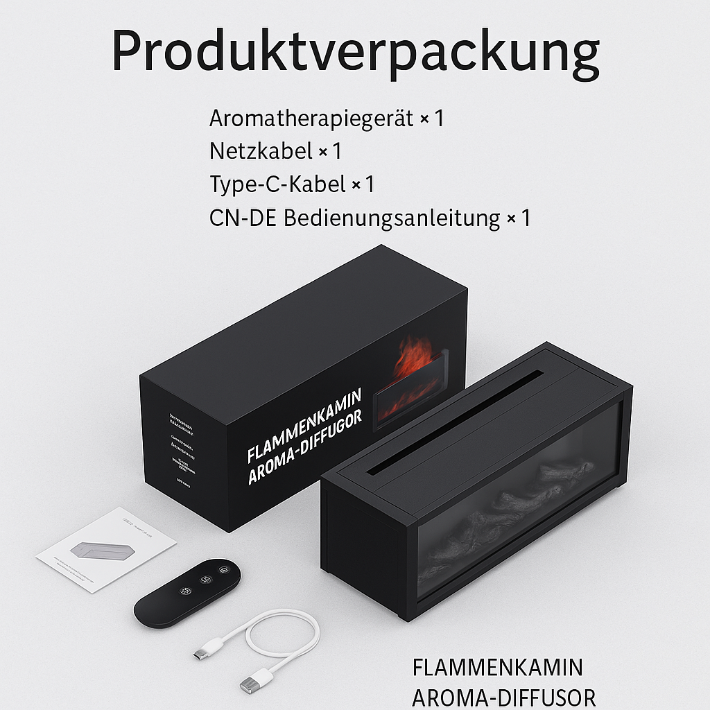 Kamin-Flamme Duftdiffusor