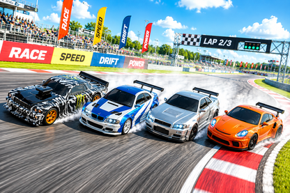 Mini Drift Auto RTR mit 2.4G Fernbedienung für Kinder und Erwachsene