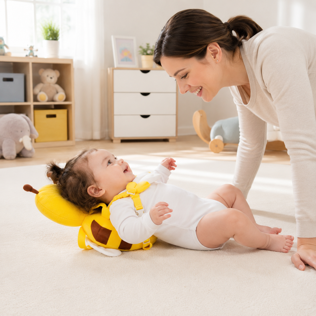 Kopf- &amp; Rückenschutz für Babys