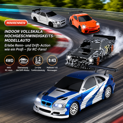 Mini Drift Auto RTR mit 2.4G Fernbedienung für Kinder und Erwachsene