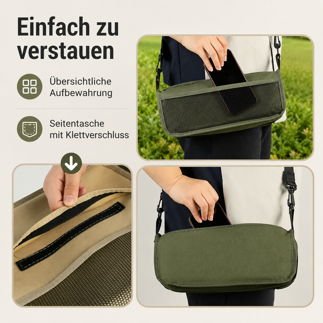 Tragbarer Outdoor-Falthocker – Leicht, Klappbar &amp; Ideal für Camping und Wandern