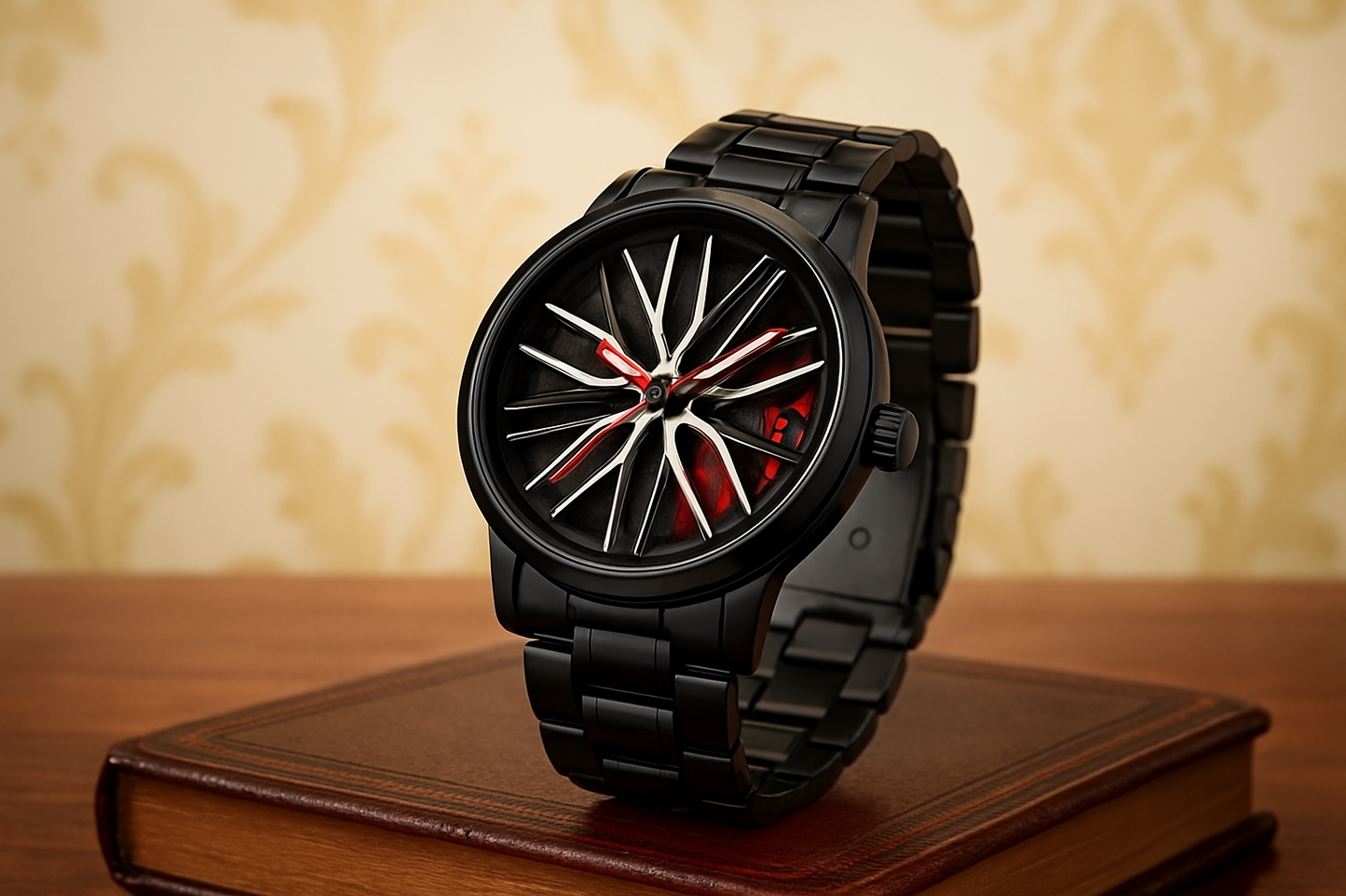 Sportliche Luxus-Felgenuhr für Herren