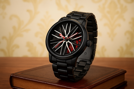 Sportliche Luxus-Felgenuhr für Herren