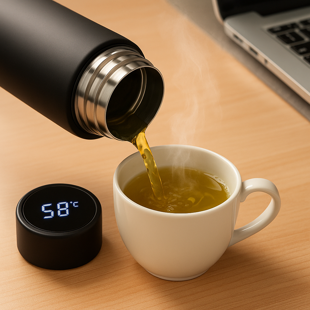 Thermoflasche mit digitaler Temperaturanzeige-Edelstahl 500 ml