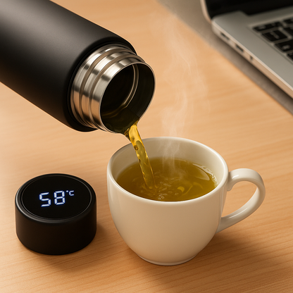 Thermoflasche mit digitaler Temperaturanzeige-Edelstahl 500 ml