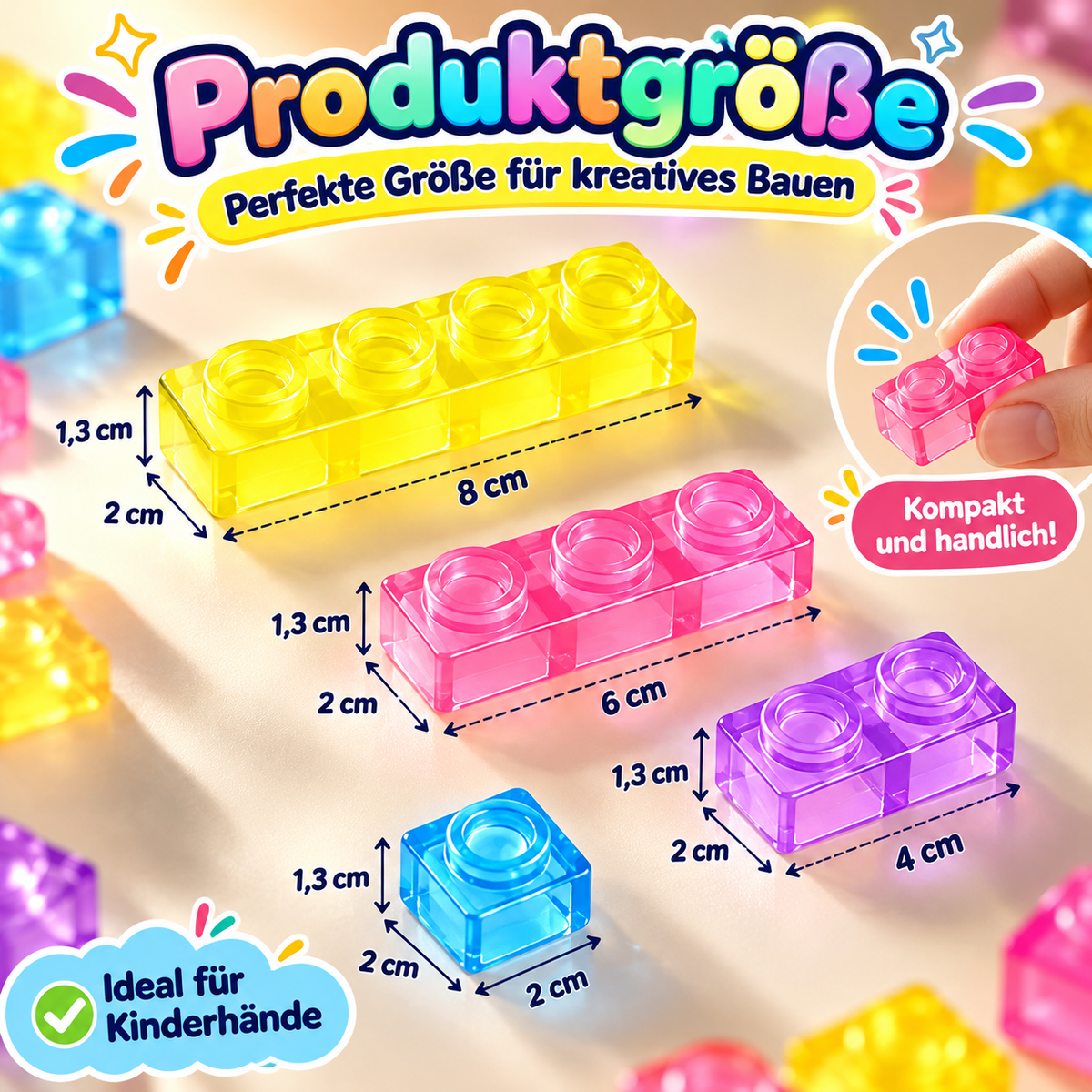 Jelly Magic Bausteine – Kreativer Spielspaß zum Drücken &amp; Bauen