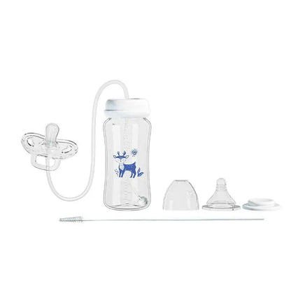 Multifunktionale Babyflasche 300ml mit Schwerkraftball und Schnuller
