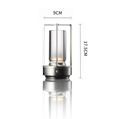LED-Nachttischlampe kabellos- dimmbar ,USB-aufladbar, warmes Licht