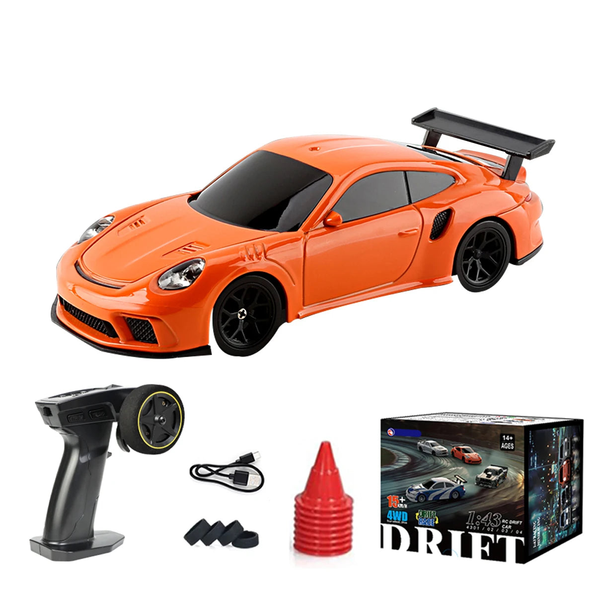 Mini Drift Auto RTR mit 2.4G Fernbedienung für Kinder und Erwachsene