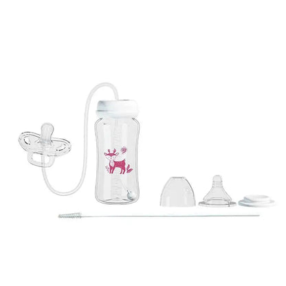 Multifunktionale Babyflasche 300ml mit Schwerkraftball und Schnuller