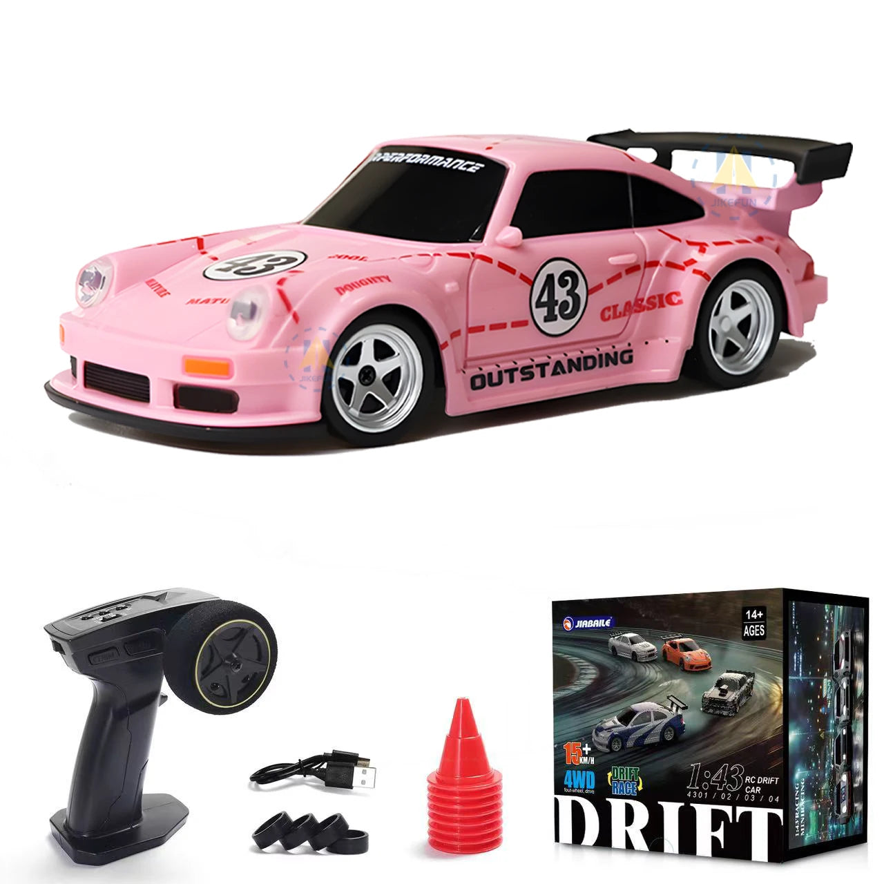 Mini Drift Auto RTR mit 2.4G Fernbedienung für Kinder und Erwachsene